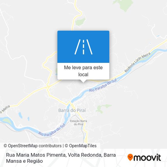 Rua Maria Matos Pimenta mapa
