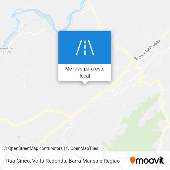 Rua Cinco mapa