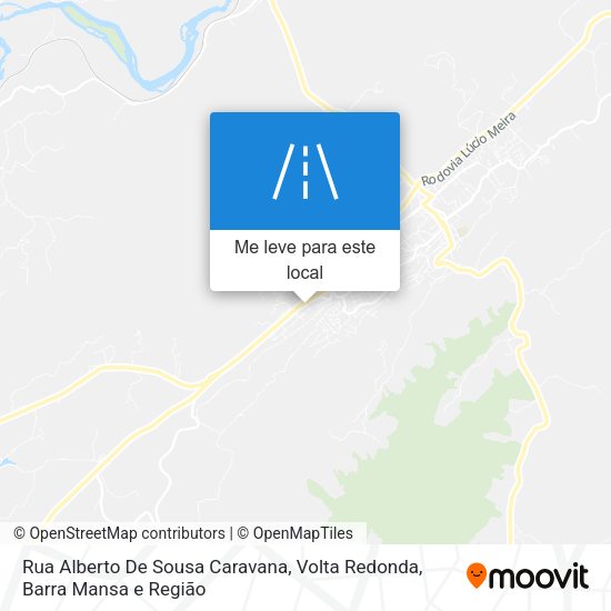 Rua Alberto De Sousa Caravana mapa