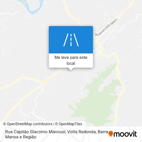 Rua Capitão Glacomo Mancusi mapa
