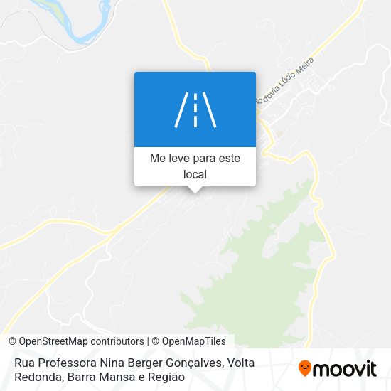Rua Professora Nina Berger Gonçalves mapa