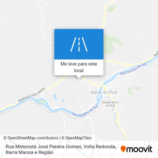 Rua Motorista José Pereira Gomes mapa