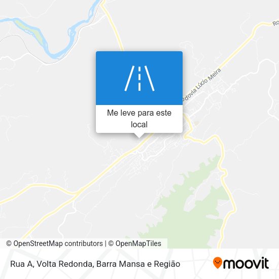 Rua A mapa