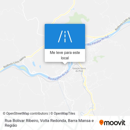 Rua Bolivar Ribeiro mapa