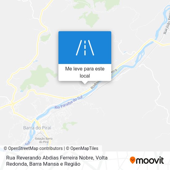 Rua Reverando Abdias Ferreira Nobre mapa