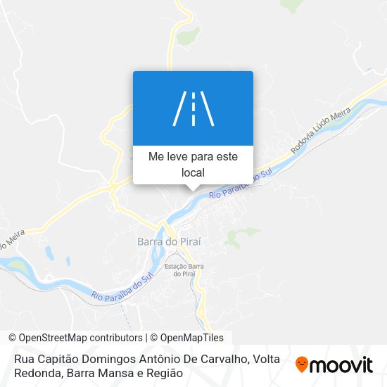 Rua Capitão Domingos Antônio De Carvalho mapa
