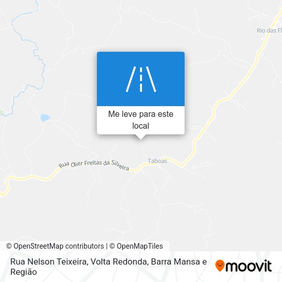 Rua Nelson Teixeira mapa