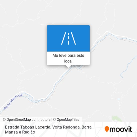 Estrada Taboas Lacerda mapa