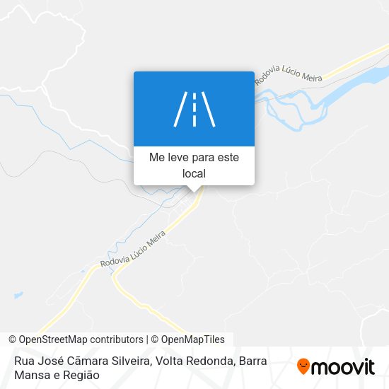 Rua José Cãmara Silveira mapa