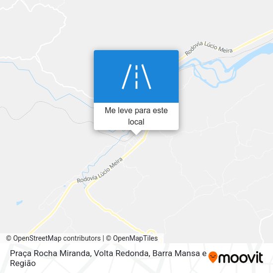 Praça Rocha Miranda mapa