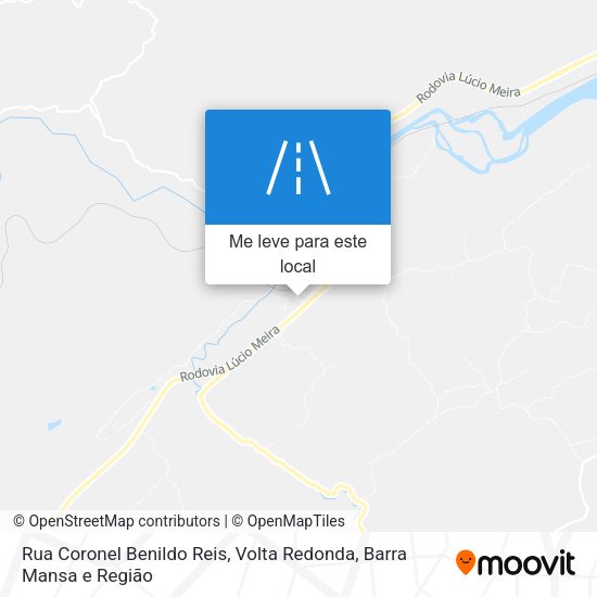 Rua Coronel Benildo Reis mapa