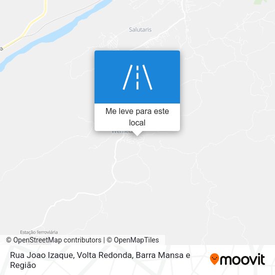 Rua Joao Izaque mapa