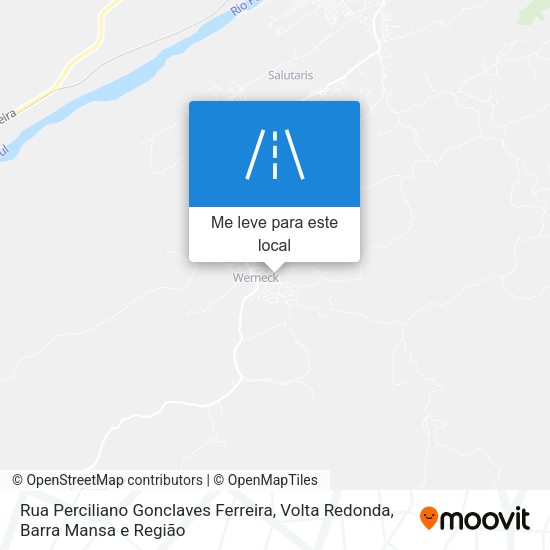 Rua Perciliano Gonclaves Ferreira mapa