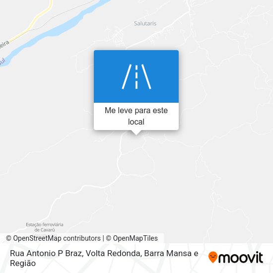 Rua Antonio P Braz mapa