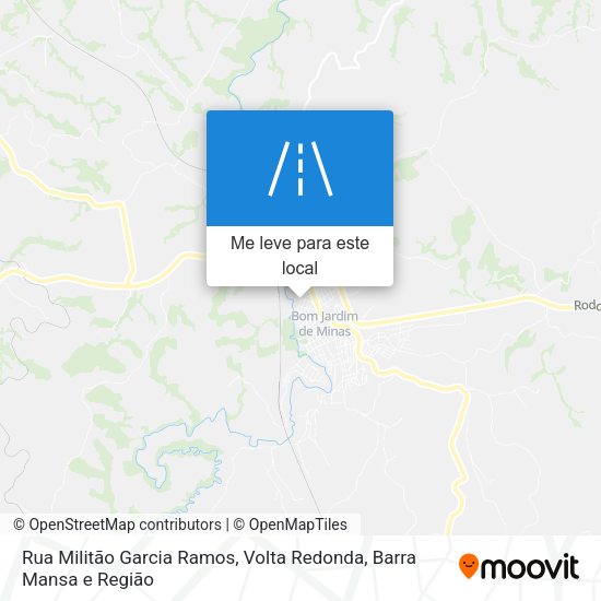 Rua Militão Garcia Ramos mapa