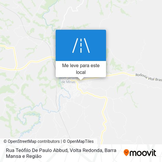 Rua Teófilo De Paulo Abbud mapa