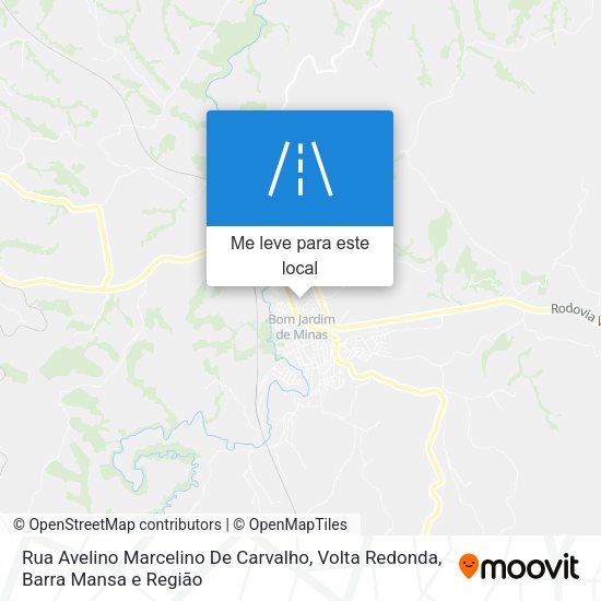 Rua Avelino Marcelino De Carvalho mapa
