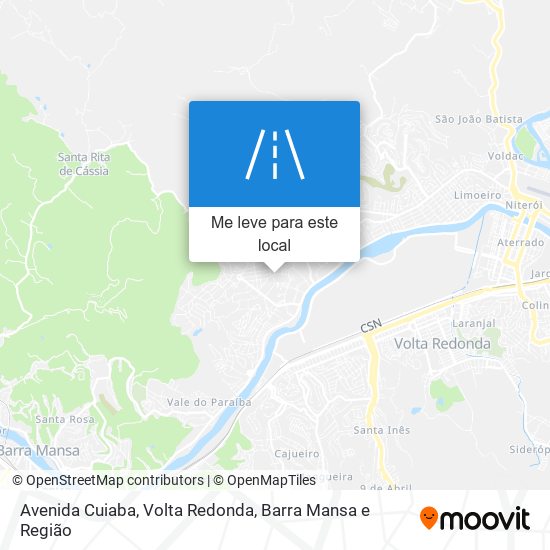 Avenida Cuiaba mapa