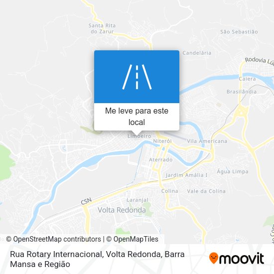 Rua Rotary Internacional mapa