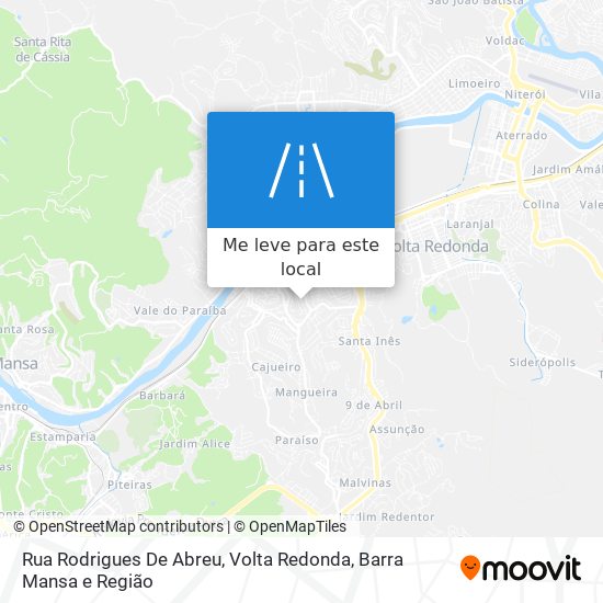 Rua Rodrigues De Abreu mapa