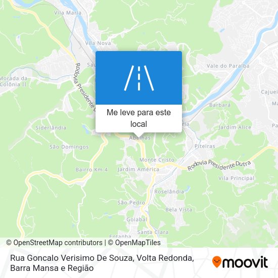 Rua Goncalo Verisimo De Souza mapa