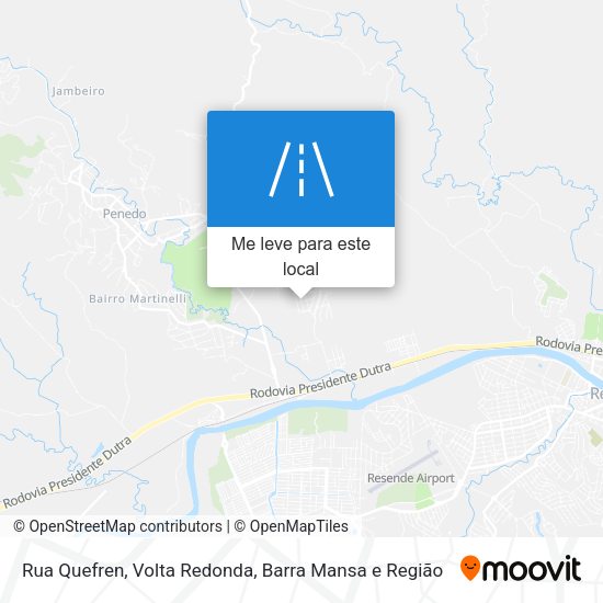 Rua Quefren mapa