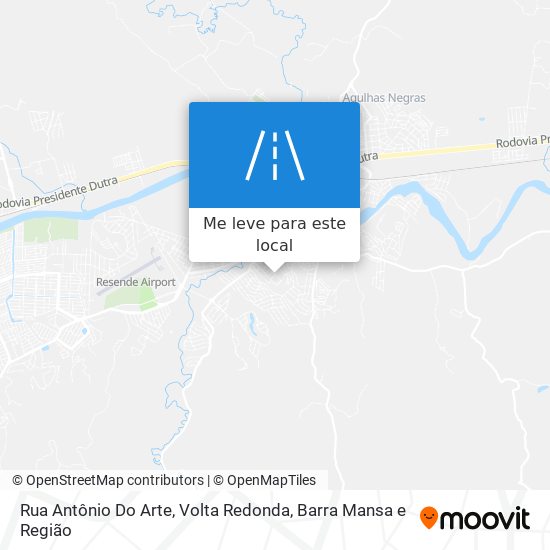 Rua Antônio Do Arte mapa