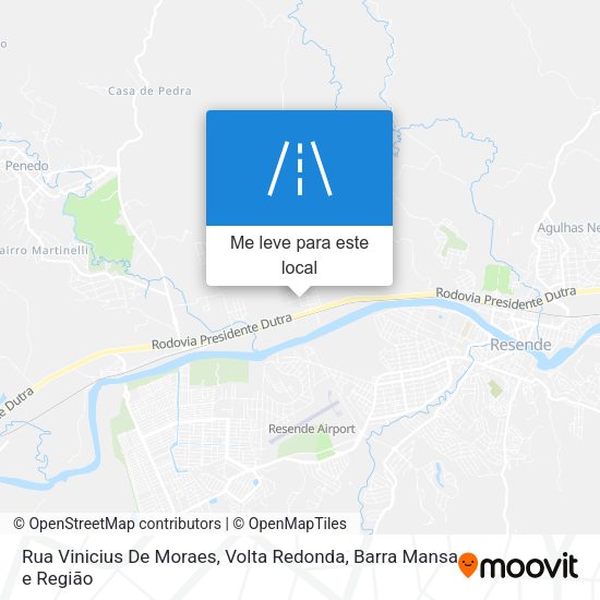 Rua Vinicius De Moraes mapa