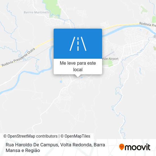 Rua Haroldo De Campus mapa