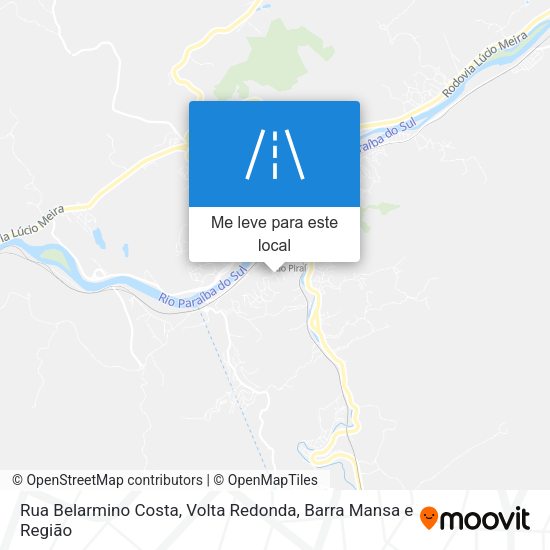Rua Belarmino Costa mapa