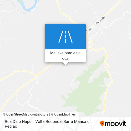 Rua Dino Napoli mapa