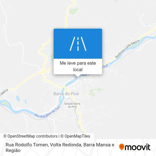 Rua Rodolfo Tomen mapa