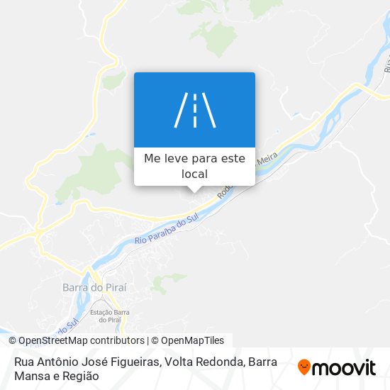 Rua Antônio José Figueiras mapa