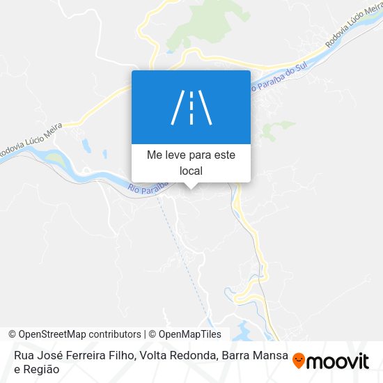 Rua José Ferreira Filho mapa