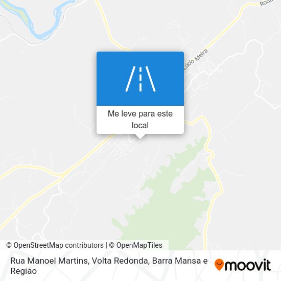 Rua Manoel Martins mapa