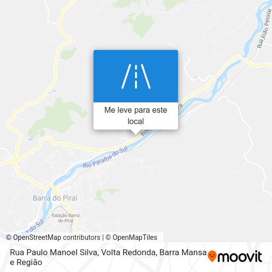 Rua Paulo Manoel Silva mapa