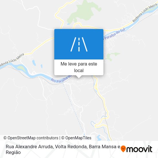 Rua Alexandre Arruda mapa