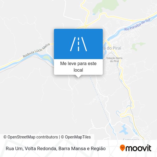 Rua Um mapa