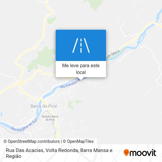 Rua Das Acacias mapa