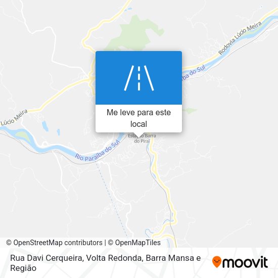 Rua Davi Cerqueira mapa
