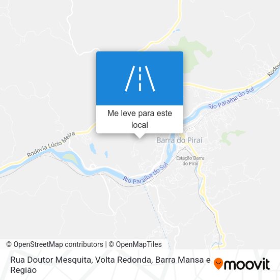 Rua Doutor Mesquita mapa