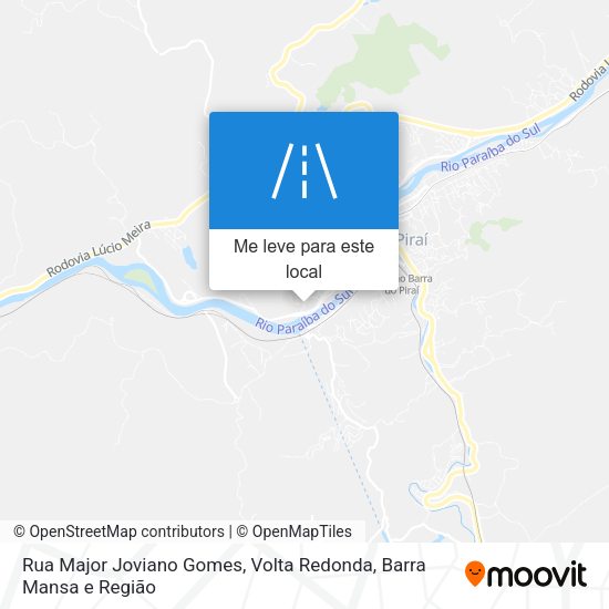 Rua Major Joviano Gomes mapa