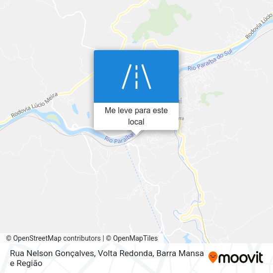 Rua Nelson Gonçalves mapa