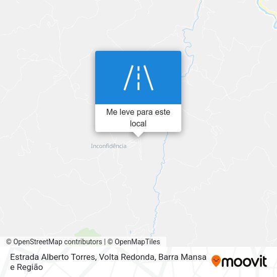 Estrada Alberto Torres mapa