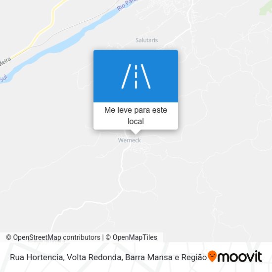 Rua Hortencia mapa