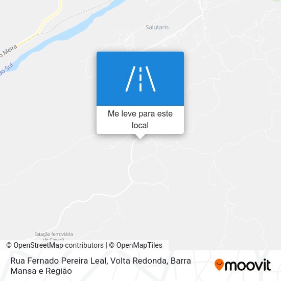 Rua Fernado Pereira Leal mapa