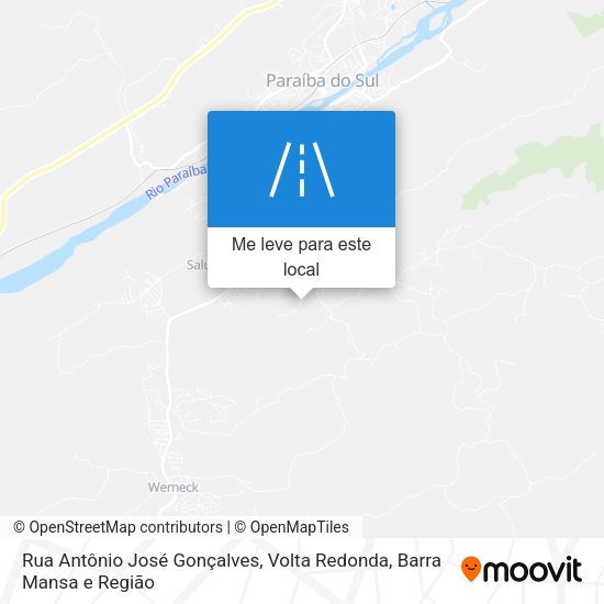 Rua Antônio José Gonçalves mapa