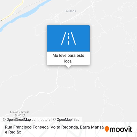 Rua Francisco Fonseca mapa