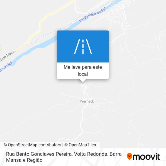 Rua Bento Gonclaves Pereira mapa