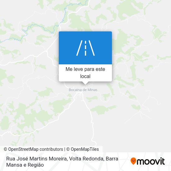 Rua José Martins Moreira mapa